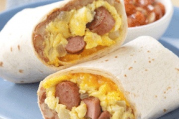 Vienna Sausage Breakfast Burrito